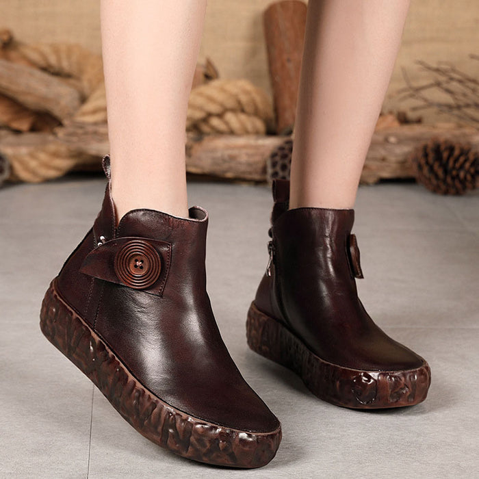 Autumn Winter Retro Casual Women's Non-Slip Boots| Gift Shoes