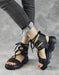 Summer Thick Sole Lace-up Leather Sandals May Shoes Collection 81.00