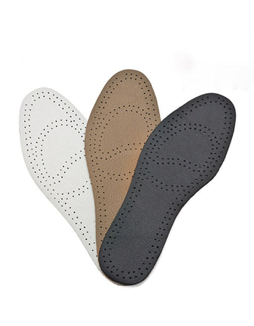 2 Pairs Sweat-absorption Breathable Leather Footbed  9.00