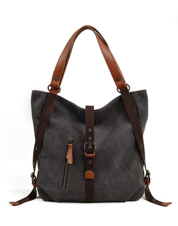 Canvas Shoulder Bags Backpack — Obiono