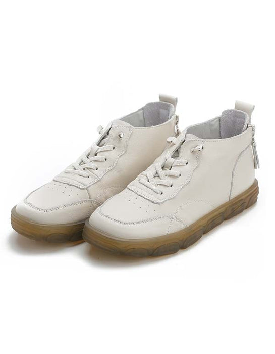 Women's Comfortable  Casual Leather Sneakers