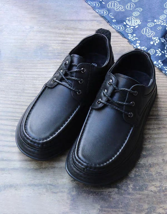 Casual Round toe Lace-up Comfortable Men's Shoes