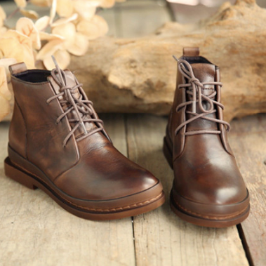 Casual Leather Martin Boots |Gift Shoes