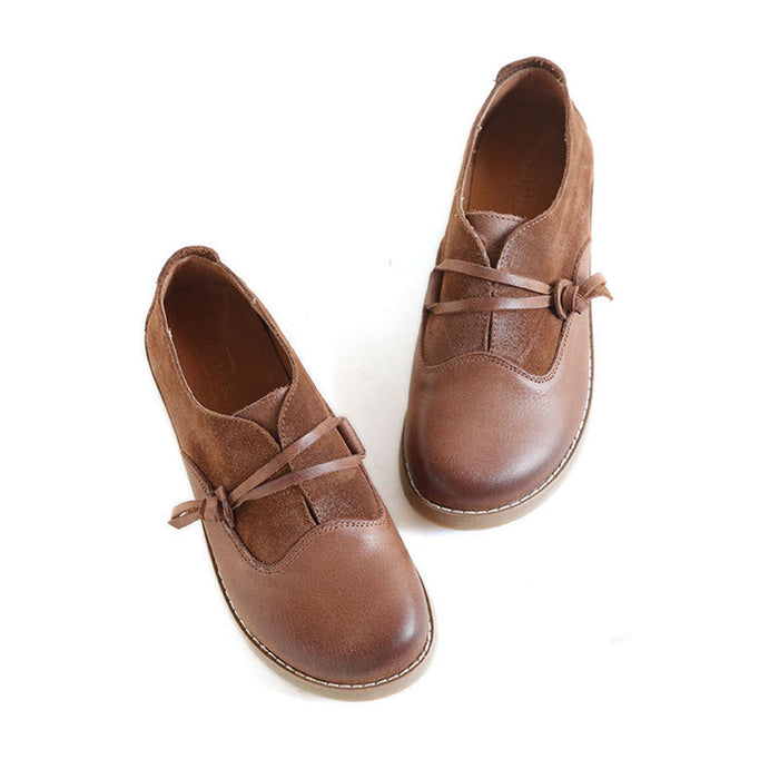 Casual Leather Retro Women's Shoes | Gift Shoes