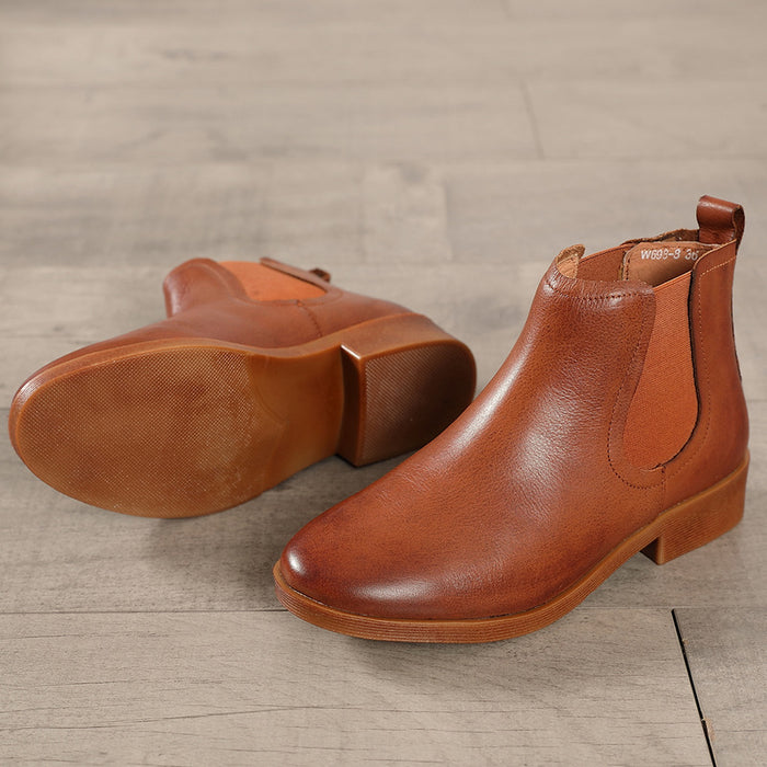 Chelsea Heel Short Boots | Gift Shoes