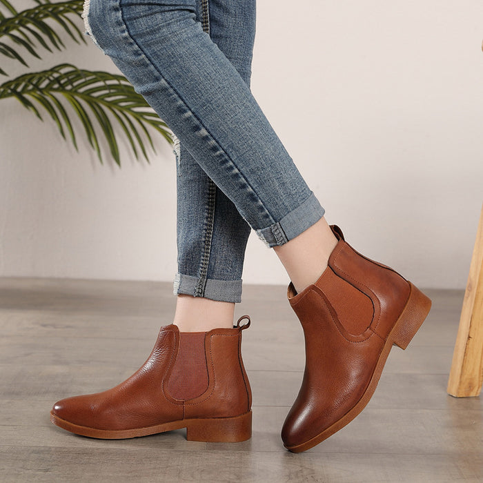 Chelsea Heel Short Boots | Gift Shoes