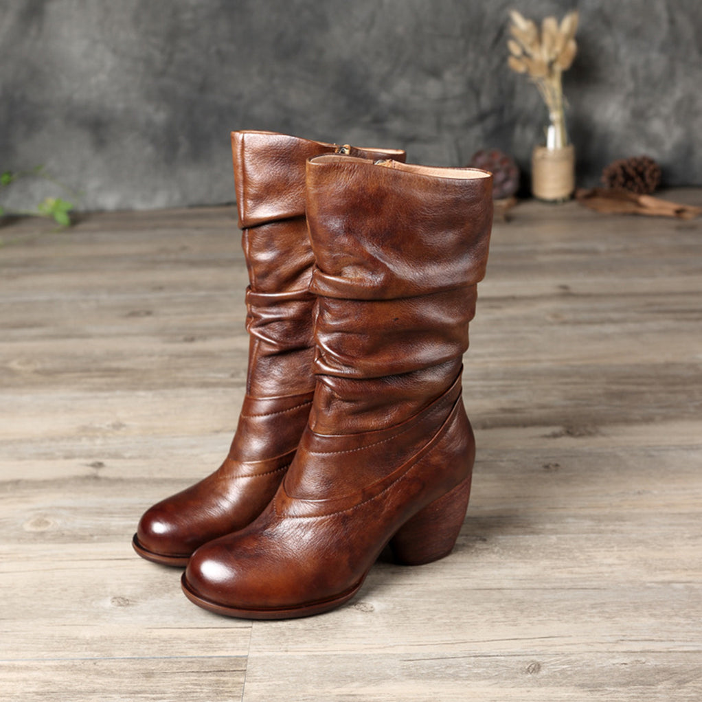 Saashi Retro Knight Long Boots