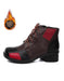 Color Stitching Round Head Retro Winter Boots Nov Shoes Collection 2021 79.00