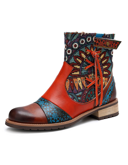 Tassel Colorful Vintage Ankle Boots ｜Size 35- Size 42 April Trend 2020 92.60