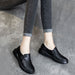 Comfortable Women Retro Leather Flat Shoes 34-42 March New 2020 77.00