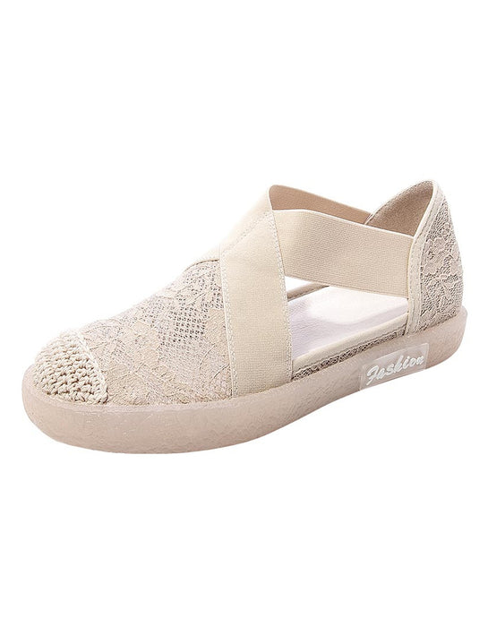 Comfortable Cross Strap Lace Flats May Shoes Collection 2022 72.00