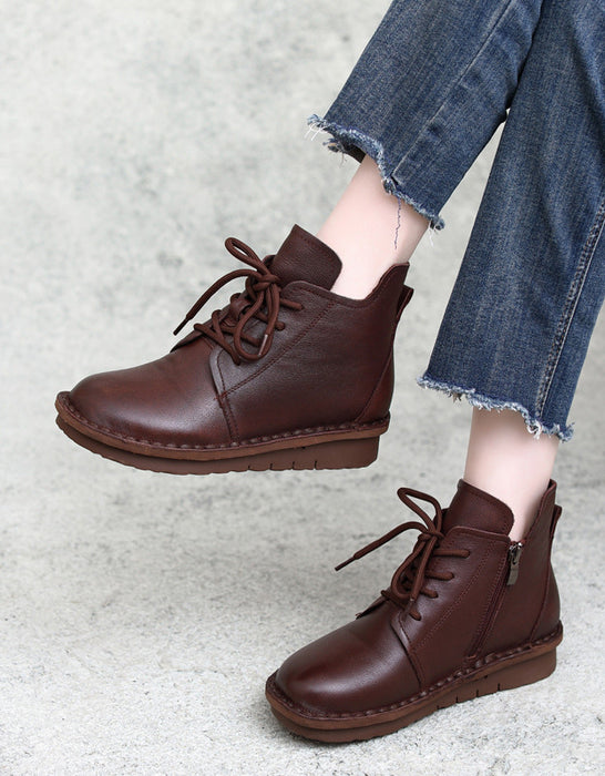 Comfortable Lace-up Winter Boots Nov Shoes Collection 2022 98.70