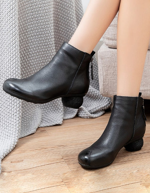 Comfortable Retro Chunky Heels Womens Boots Oct New Trends 2020 83.50