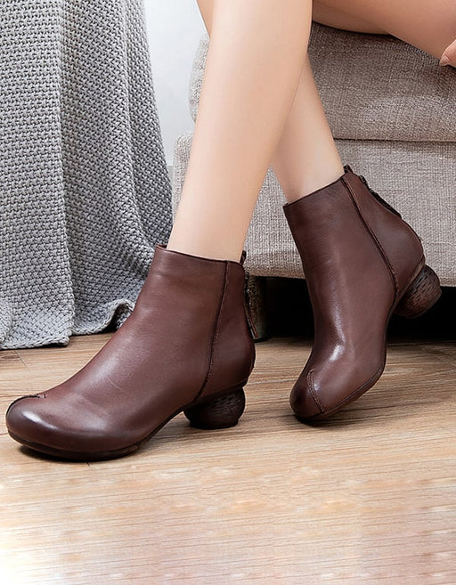 Comfortable Retro Chunky Heels Womens Boots Oct New Trends 2020 83.50