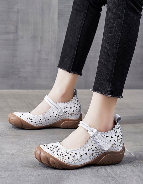 Comfortable Round Head Retro Summer Flat Shoes June Shoes Collection 2022 79.70