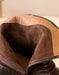 Handmade Comfy Retro Leather Women's Platform Boots Oct New Trends 2020 88.80