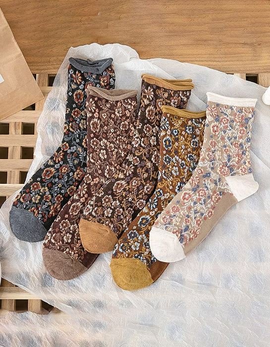 3 Pairs Autumn Winter Med Tube Cotton Socks Accessories 25.00