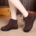 Winter Lace-up Wide Head Retro Boots March New 2020 99.40