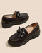 Cute Bow British Style Chunky Loafers Aug Shoes Collection 2022 82.00