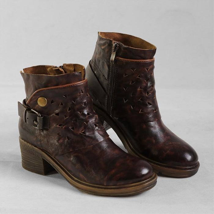 Distressed Handmade Retro Boots 35-41 | Gift Shoes