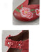 Ethnic Style Embroidery Flower Retro Chunky Sandals March Shoes Collection 2022 73.00