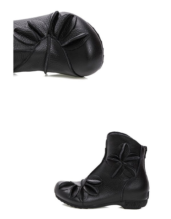 Ethnic Style Non-slip Handmade Leather Retro Boots Feb New Trends 2021 76.80