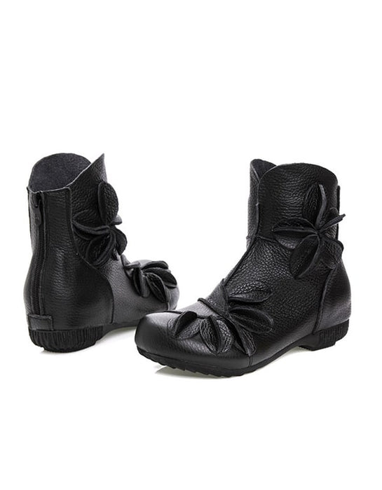 Ethnic Style Non-slip Handmade Leather Retro Boots Feb New Trends 2021 76.80