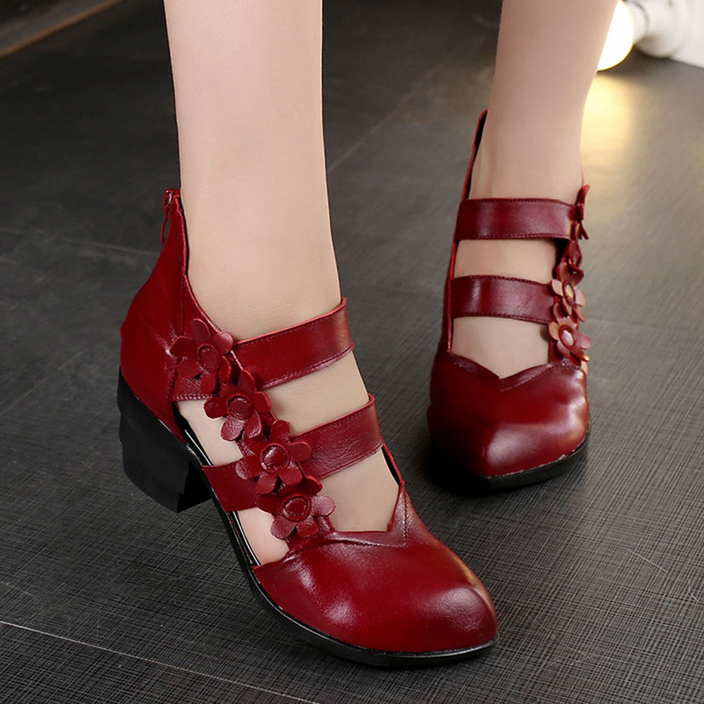 ethnic sandals heels