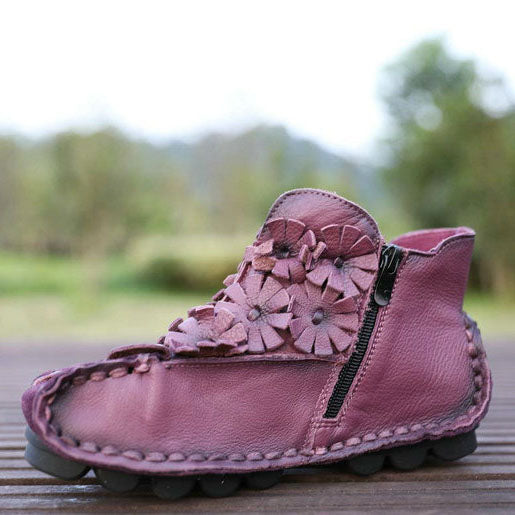 Ethnic Soft Bottom Retro Flat boots|Gift Shoes November New 2019 79.00
