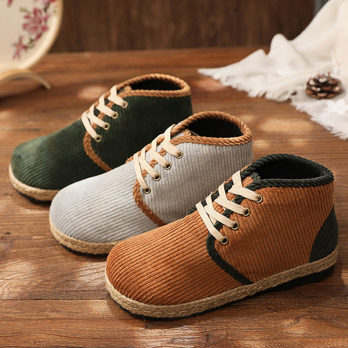 Ethnic Style Cloth Flat Women's Shoes | Gift Shoes