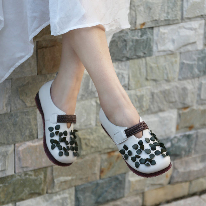 Handmade Women's Retro Flats | Gift Shoes
