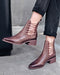 Fashion Leather Thick-Heeled Chelsea Boots Aug New Trends 2020 150.00