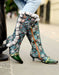 Fashionable Imitation Rabbit Hair Vintage Lace Long Boots Dec Shoes Collection 2022 149.90