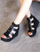 Fish Toe Roman Leather Platform Sandals May Shoes Collection 68.70