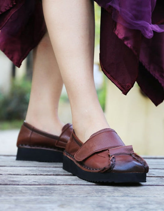 Flat Ethnic Handmade Leather Women's Shoes
