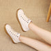 Women's Leather Casual Ankle Sneakers White | Gift Shoes Jan New 2020 75.00