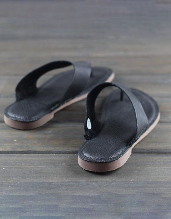 Flip-Flops Summer Handmade Leather Slippers