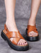 Front Cross Strap Platform Sandals Slingback May Shoes Collection 2022 88.00