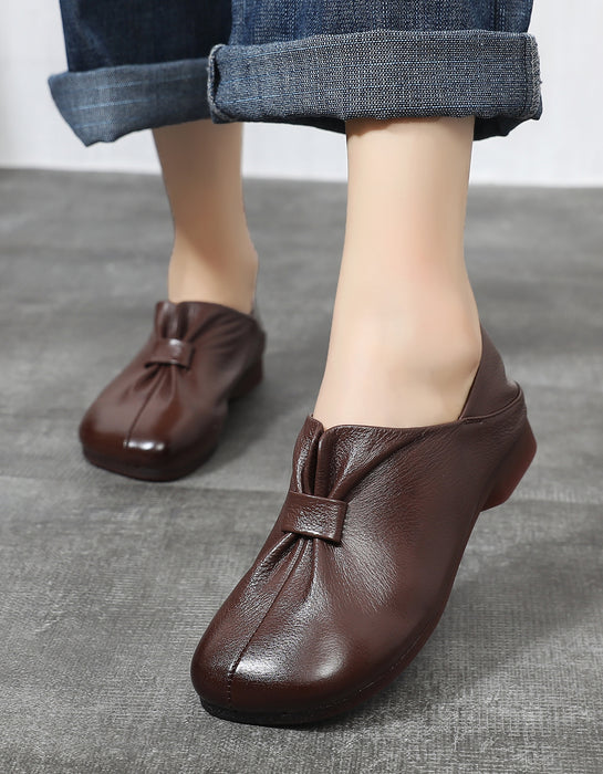Front Folding Soft Leather Flat Shoes Feb Shoes Collection 2023 79.99