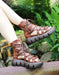 Front Lace-up Open-Toe Ankle Platform Sandals Aug Shoes Collection 2022 88.00