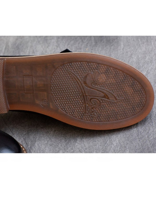 Bowknot Handmade Retro Flat shoes July New Arrivals 2020 86.60