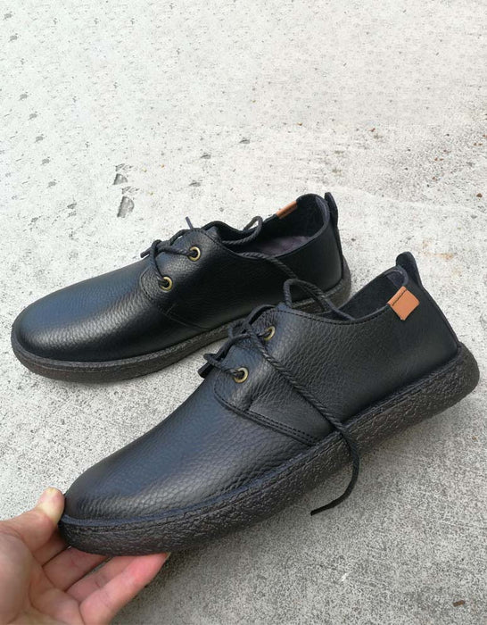 Genuine Leather Handmade Retro Men's Shoes