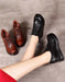 Genuine Leather Lace Up Wedge Shoes July New Arrivals 2020 58.60