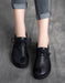 black flat shoes, retro shoes