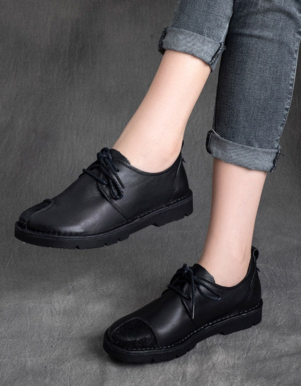 Genuine Leather Flats