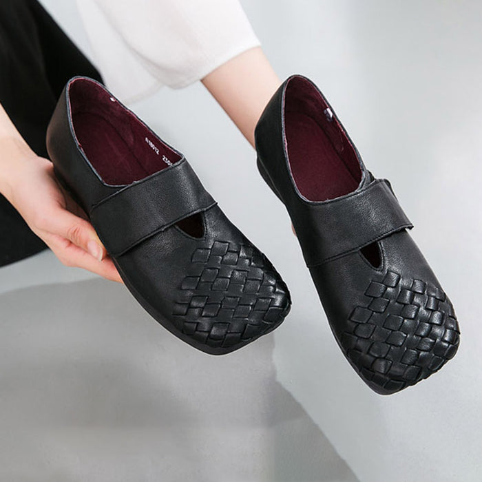Genuine Retro Hand-Woven Women's Flats | Gift Shoes