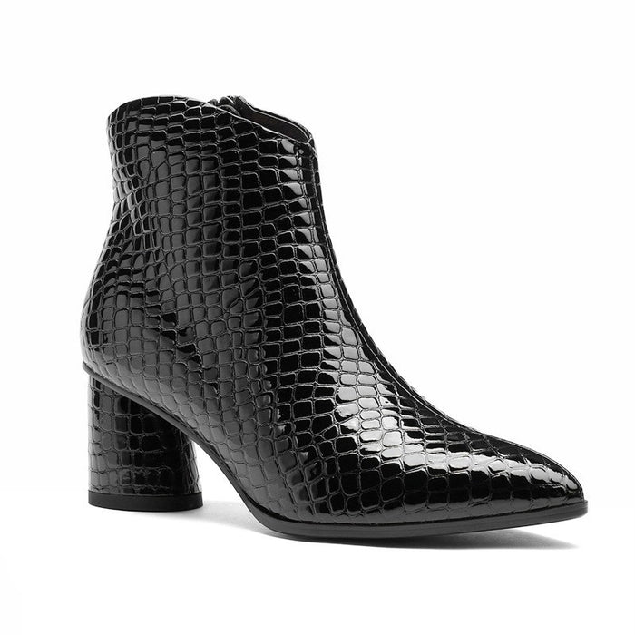 Gift Shoes Autumn Thick High Heel Women's Fashion Boots