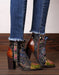 Handmade Retro Floral Ethnic Chunky Boots 36-42 Oct New Arrivals 95.00