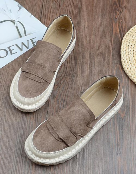 Hand-stitched Round Head Comfortable Loafers Nov New Trends 2020 54.80