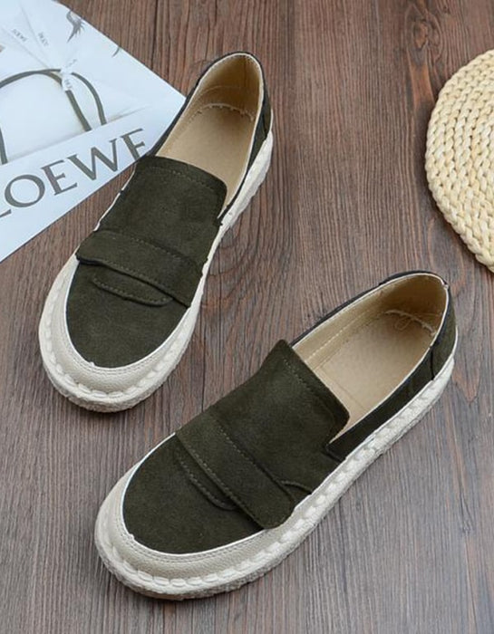 Hand-stitched Round Head Comfortable Loafers Nov New Trends 2020 54.80